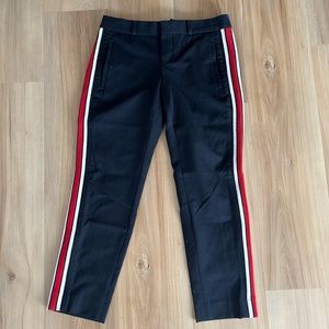Banana Republic Cropped Navy Trousers